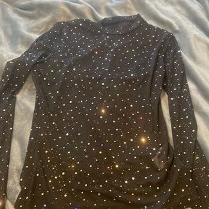 Mesh  top sparkly size medium✨🔥